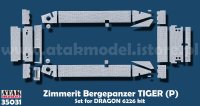 ATAK model[AT35031]1/35 WWII ドイツ ベルゲタイガー(P)回収戦車用ツィンメリットセット(ドラゴン6226用)