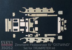 画像1: ATAK model[AT35052]1/35 WWII ドイツ IV号対空戦車オストヴィント用ツィンメリットセット(トランペッター用)