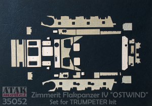 画像1: ATAK model[AT35052]1/35 WWII ドイツ IV号対空戦車オストヴィント用ツィンメリットセット(トランペッター用) (1)