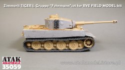 画像6: ATAK model[AT35059]1/35 WWII ドイツ タイガーI重戦車 フェールマン戦隊用ツィンメリットセット(ライフィールドモデルRM-5005用)