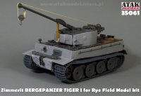 ATAK model[AT35061]1/35 WWII ドイツ タイガーI重戦車 戦車回収車戦隊用ツィンメリットセット(ライフィールドモデルRM-5008用)