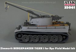 画像2: ATAK model[AT35061]1/35 WWII ドイツ タイガーI重戦車 戦車回収車戦隊用ツィンメリットセット(ライフィールドモデルRM-5008用)