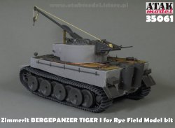 画像3: ATAK model[AT35061]1/35 WWII ドイツ タイガーI重戦車 戦車回収車戦隊用ツィンメリットセット(ライフィールドモデルRM-5008用)