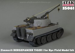 画像6: ATAK model[AT35061]1/35 WWII ドイツ タイガーI重戦車 戦車回収車戦隊用ツィンメリットセット(ライフィールドモデルRM-5008用)
