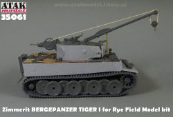画像7: ATAK model[AT35061]1/35 WWII ドイツ タイガーI重戦車 戦車回収車戦隊用ツィンメリットセット(ライフィールドモデルRM-5008用)