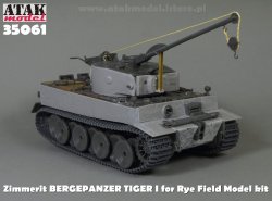 画像8: ATAK model[AT35061]1/35 WWII ドイツ タイガーI重戦車 戦車回収車戦隊用ツィンメリットセット(ライフィールドモデルRM-5008用)
