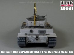 画像9: ATAK model[AT35061]1/35 WWII ドイツ タイガーI重戦車 戦車回収車戦隊用ツィンメリットセット(ライフィールドモデルRM-5008用)