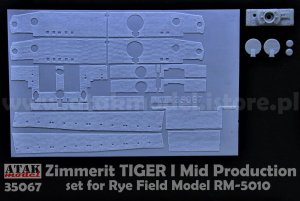 画像1: ATAK model[AT35067]1/35 WWII ドイツ タイガーI重戦車 中期型用ツィンメリットセット(ライフィールドモデルRM-5010用) (1)