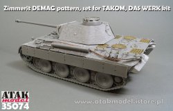 画像4: ATAK model[AT35074]1/35 WWII ドイツ パンサー戦車A型 前期型 デマーク社製用ツィンメリットセット(タコム2097/ダスヴェルクDW35009用)