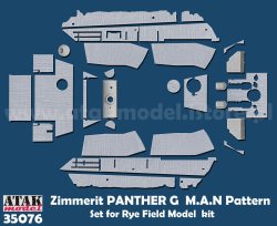 画像1: ATAK model[AT35076]1/35 WWII ドイツ パンサー戦車G型 MAN社製用ツィンメリットセット(ライフィールドモデル用)