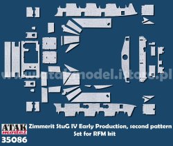 画像1: ATAK model[AT35086]1/35 ZIMMERIT SURMGESCHUTZ IV Early Productionfor RFM