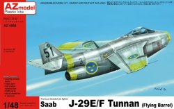 画像1: AZモデル[AZM4856]1/48 サーブ J-29Fトゥナン　オーストリア空軍