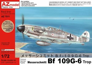 画像1: AZモデル[AZM7511]1/72 Bf109G-6トロップ (1)
