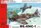 AZモデル[AZM7528]1/72 MS-406C-1バトルオブフランス