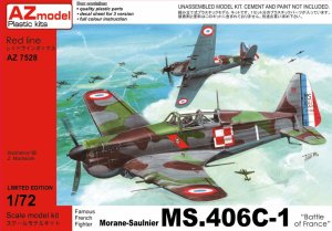 画像1: AZモデル[AZM7528]1/72 MS-406C-1バトルオブフランス (1)