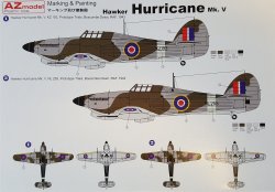画像2: AZモデル[AZM7325]1/72　ホーカーハリケーンMk.V