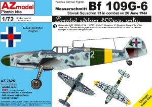 画像1: AZモデル[AZM7625]1/72 Bf109G-6「スロバキア」リミテッドエディション (1)