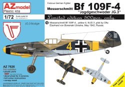 画像1: AZモデル[AZM7626]1/72 Bf109F-4「JG.3」リミテッドエディション