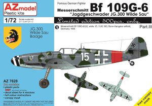 画像1: AZモデル[AZM7628]1/72 Bf109G-6「JG.300パートIII」リミテッドエデ (1)