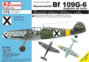 画像1: AZモデル[AZM7632]1/72 Bf109G-6 「ブルガリア空軍」 (1)