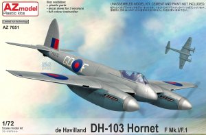 画像1: AZモデル[AZM7651]1/72 DH-103ホーネットF Mk.I/F.1 (1)