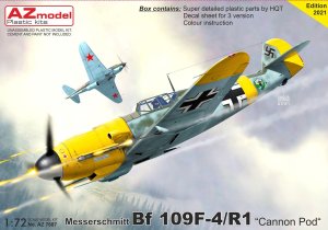 画像1: AZモデル[AZM7687]1/72 Bf109F-4/R1 「カノンゴンドラ」 (1)