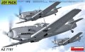 AZモデル[AZM7707]1/72 Bf109E-3/4/7「ジョイパック」3キット入り