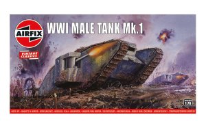 画像1: エアフィックス[AIRA01315V]1/76 WWIマーク1戦車メール (1)