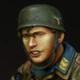 Alpine Miniatures[AM16010]1/16 降下猟兵狙撃兵(スチールヘルメットと迷彩カバーヘルメットの２ヘッド付)