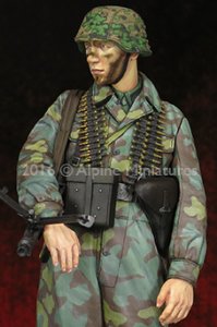 画像1: Alpine Miniatures[AM16033]1/16 WWII独 第12武装親衛隊装甲師団"HJ" 機銃手 (1)