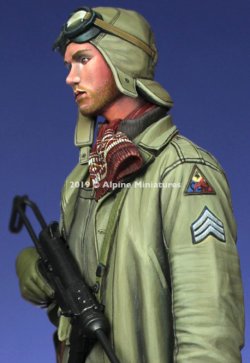 画像12: Alpine Miniatures[AM16041]1/16 WWII 米 第4機甲師団 戦車兵「ファーストイン バストーニュ」
