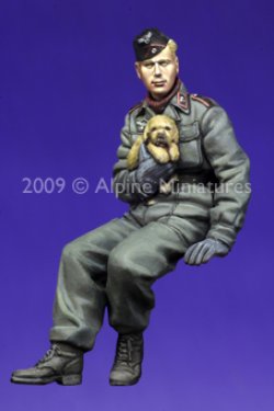 画像2: Alpine Miniatures[AM35088]1/35 子犬を抱くドイツ戦車兵