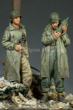 画像2: Alpine Miniatures[AM35095]1/35 WWII アメリカ軍将校セット