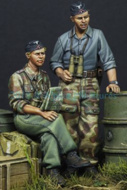 画像3: Alpine Miniatures[AM35101]1/35 ドイツ戦車クルーセット　夏服(２体)