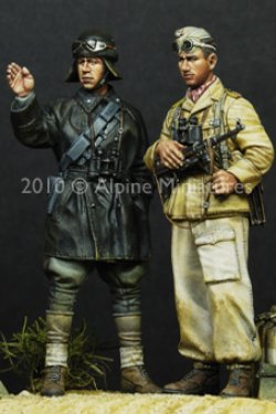画像2: Alpine Miniatures[AM35104]1/35 枢軸軍、砂漠での打ち合わせ