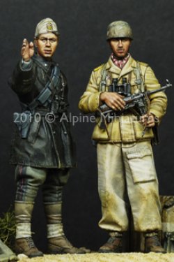 画像3: Alpine Miniatures[AM35104]1/35 枢軸軍、砂漠での打ち合わせ