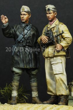 画像4: Alpine Miniatures[AM35104]1/35 枢軸軍、砂漠での打ち合わせ