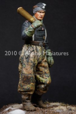 画像2: Alpine Miniatures[AM35105]1/35 武装親衛隊 パンタークルー#1(略帽と鍔付帽の２ヘッド付)