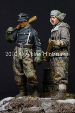 画像4: Alpine Miniatures[AM35107]1/35 武装親衛隊 パンタークルーセット(２体セット/４ヘッド付)