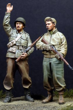 画像2: Alpine Miniatures[AM35110]1/35 WW2  米 歩兵セット(２体)