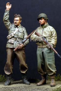 画像3: Alpine Miniatures[AM35110]1/35 WW2  米 歩兵セット(２体)