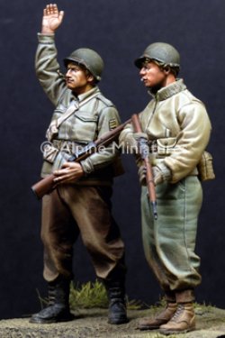 画像4: Alpine Miniatures[AM35110]1/35 WW2  米 歩兵セット(２体)