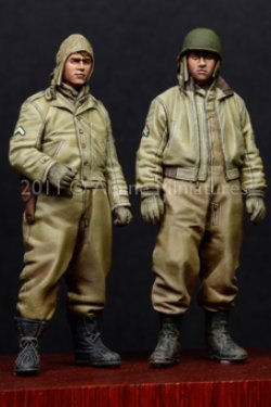 画像2: Alpine Miniatures[AM35116]1/35 WWII 米AFV クルーセット(２体)