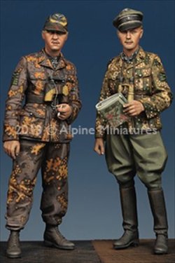 画像2: Alpine Miniatures[AM35165]1/35マイヤーと将校セット(ノルマンディ戦)