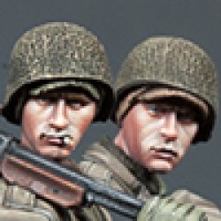 画像1: Alpine Miniatures[AM35171]1/35 WWII 米BAR銃手&歩兵 2体セット