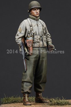 画像2: Alpine Miniatures[AM35184] 1/35 WWII米 歩兵下士官(機甲部隊用冬ジャケット着用)
