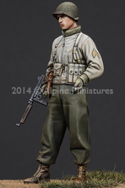 画像4: Alpine Miniatures[AM35184] 1/35 WWII米 歩兵下士官(機甲部隊用冬ジャケット着用)