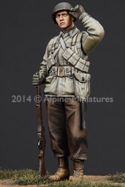 画像2: Alpine Miniatures[AM35185]1/35 WWII米 歩兵(M43ジャケット冬装)