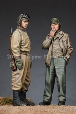 画像9: Alpine Miniatures[AM35192]1/35 米戦車兵(冬季軍装)(2体セット)