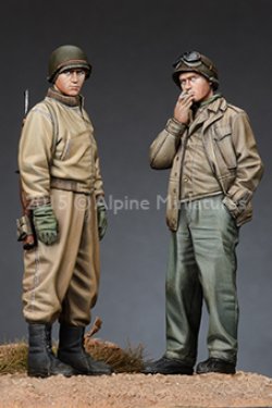 画像3: Alpine Miniatures[AM35192]1/35 米戦車兵(冬季軍装)(2体セット)